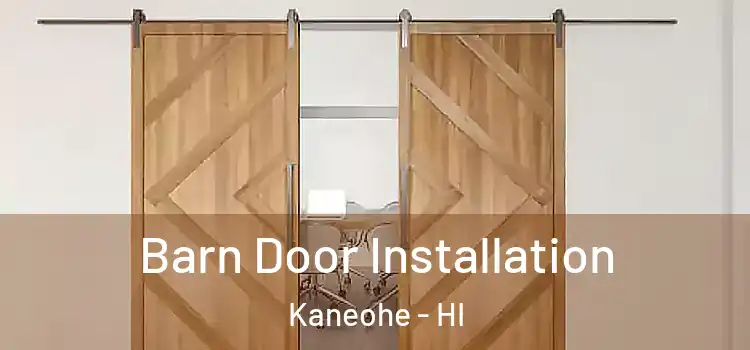 Barn Door Installation Kaneohe - HI