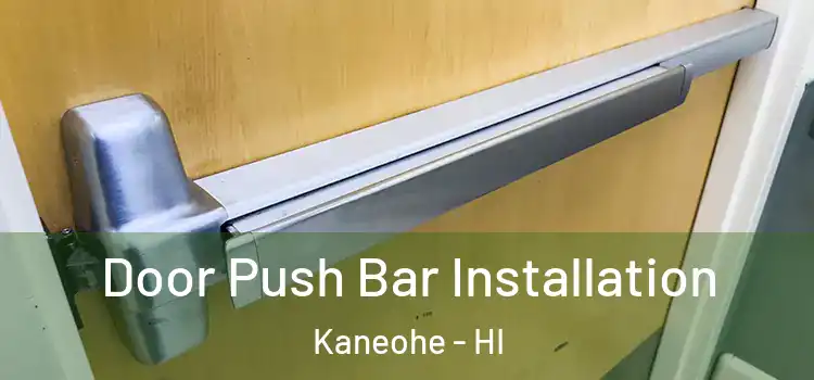 Door Push Bar Installation Kaneohe - HI