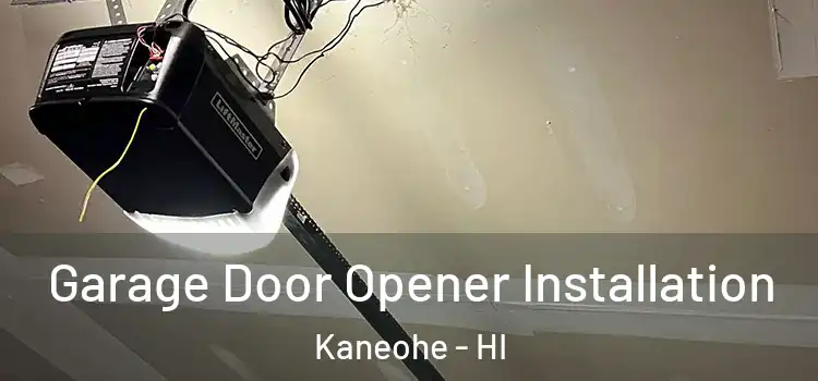  Garage Door Opener Installation Kaneohe - HI